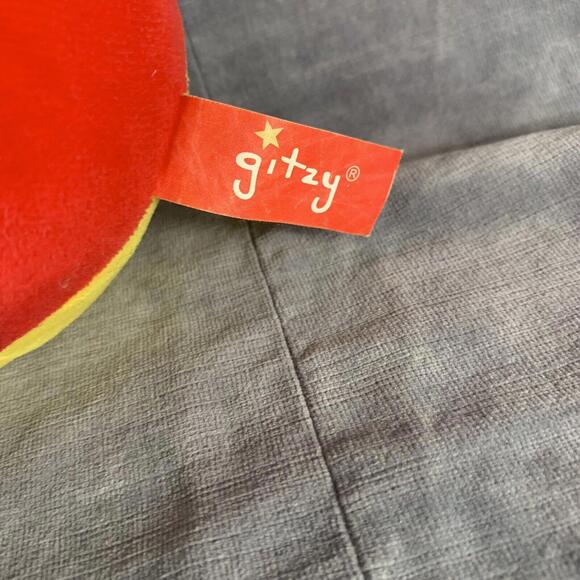 Gitzy Baby Elephant Rattle Plush Ball Sensory Nursery Toy Stuffed Animal - Picture 2 of 5